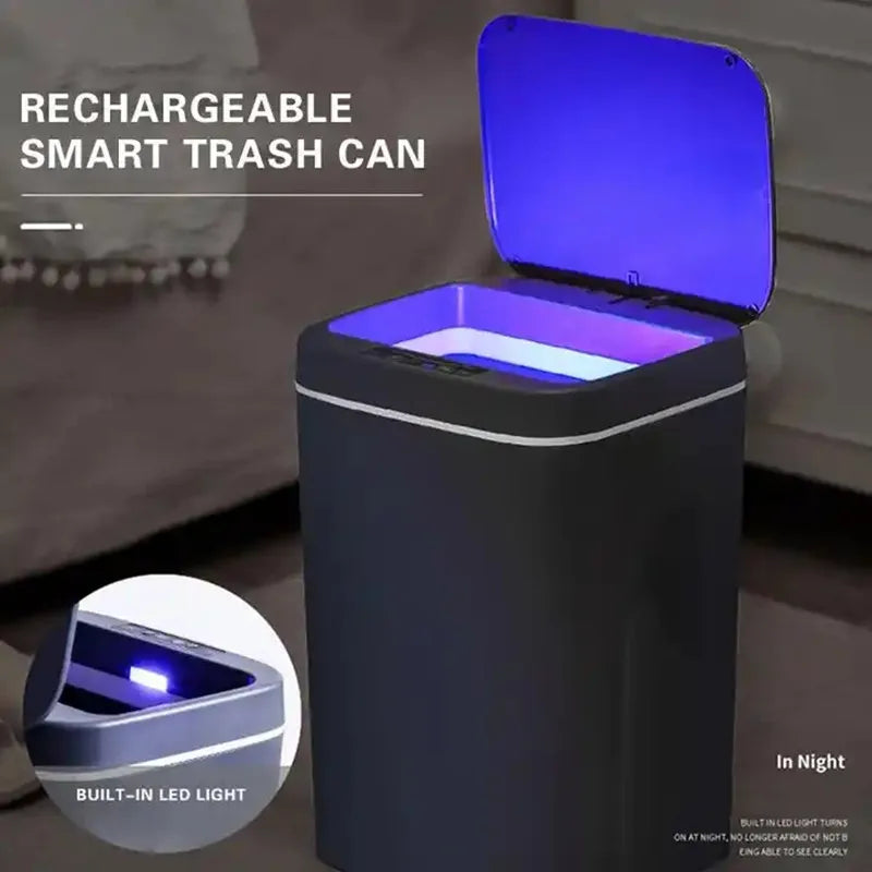 Premium Automatic Trash Can 16L – No-Touch Design